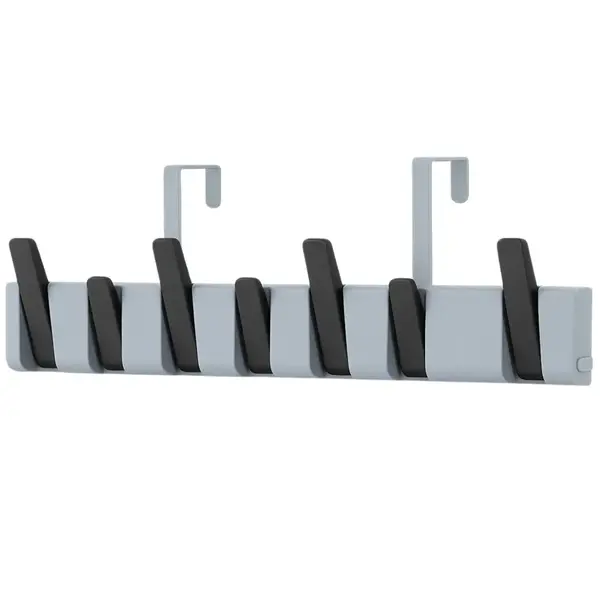 Nástěnný věšák PIANO HANGER 45,5x11 cm, šedo-černý