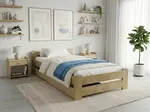 Postel Emily 80 x 200 cm, borovice Rošt: Bez roštu, Matrace: Matrace Coco Maxi 20 cm