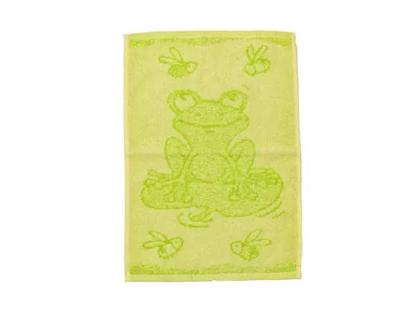 Detský uterák BEBÉ žabička zelený 30x50 cm