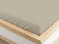 Napínacia plachta z mikrovlákna piesková 160 x 200 cm