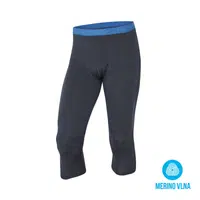 Husky Pánské 3/4 kalhoty S, antracit Merino termoprádlo
