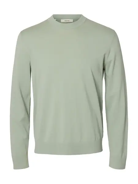 SELECTED Sveter 'SLHTorino'  pastelovo zelená