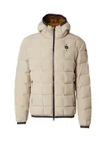 Blauer.USA Zimná bunda 'DALIN'  béžová / čierna