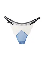 WILD LOVERS Tangá 'LILITH'  pastelovo modrá / biela