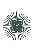 Nástěnné hodiny Karlsson Polo 48 cm zelená barva