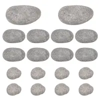 20Pcs 3 Styles Oval Painting Rocks