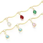 Brass Scalloped Bar Chains