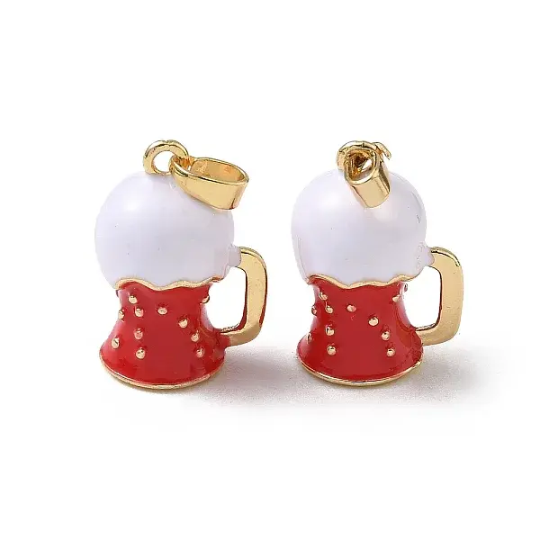 Brass Enamel Pendants