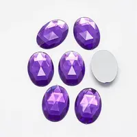 Acrylic Rhinestone Flat Back Cabochons
