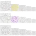 Mandala Style PET Plastic Hollow Out Drawing Painting Stencils Templates