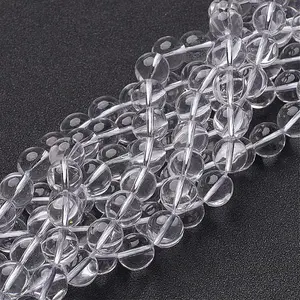 Synthetic Quartz Crystal Beads Strands