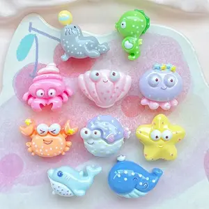 Marine Life Opaque Resin Decoden Cabochons