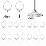 Blank Acrylic Wine Glass Charms