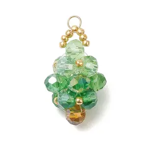 Glass Christmas Tree Pendants