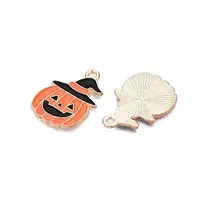 Halloween Theme Alloy Enamel Pendants