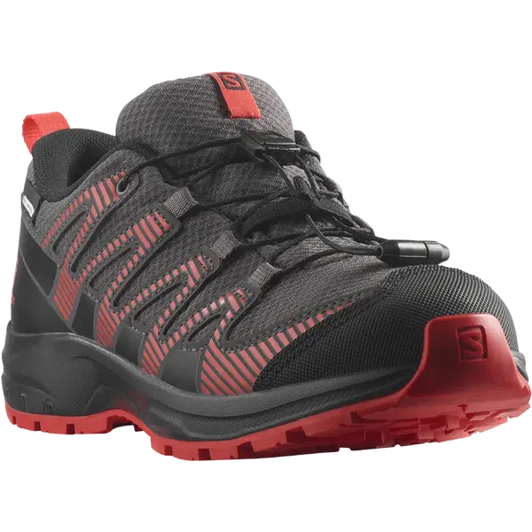 Salomon Xa Pro V8 cswp EU 35, Magnet/Black/Poppy Red Dětské boty