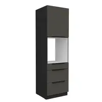 Vysoká skříňka pro vestavnou troubu Aria 60 DPS-210 3S 1F - Premium Box Barva korpusu: Černá, Barva dvířek: GR - Graphite AFM