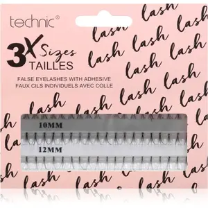 Technic Cosmetics Individual False Eyelashes trsové nalepovacie mihalnice 60 ks