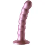 OUCH! Anální kuličkové dildo Metallico Beaded, růžové 13,8 cm