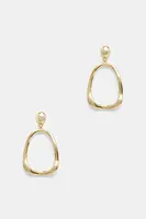Pozlacené stříbrné náušnice Answear.LAB