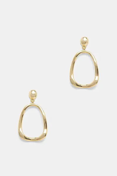 Pozlacené stříbrné náušnice Answear.LAB