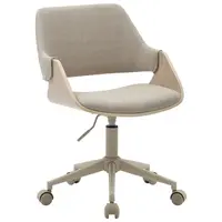 MID.YOU OTOČNÁ ŽIDLE, vzhled lnu, přírodní barvy, béžová