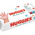 Huggies Single All Over Clean vlhčené ubrousky 56 ks