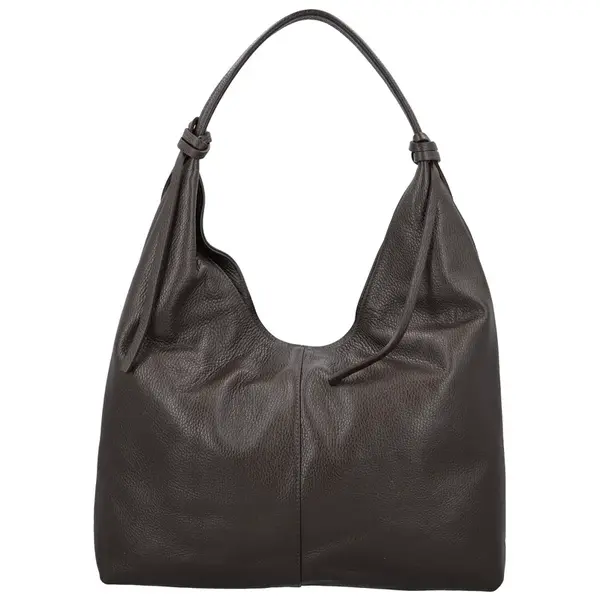 Dámska kabelka na rameno tmavo hnedá - Delami Vera Pelle Lionela