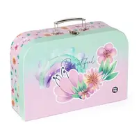 Oxybag 34 CM FLOWERS Detský kufrík, ružová, veľkosť