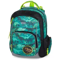 Oxybag GO DINO Anatomický ruksak, zelená, veľkosť