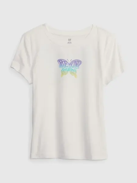 GAP Dětské tričko s potiskem - Holky