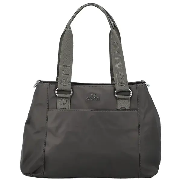 Dámská kabelka do ruky tmavě šedá - Coveri Fabricie