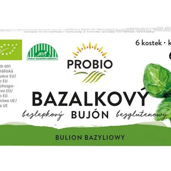 PROBIO Bujón bazalkový BIO kostky 66 g
