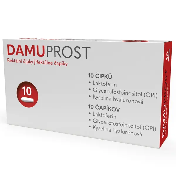 DAMUPROST rektální čípky 10 ks