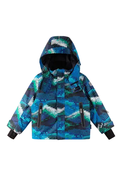 Chlapecká zimní lyžařská bunda reima kairala tmavě modrá 122