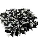 Čmuchacíkoberečky.cz® Čmuchací kobereček extra hustý ČERNO-BÍLÝ 95/30X