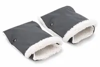 SENSILLO Rukávníky ke kočárku - šedé