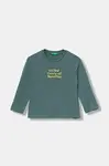 Detská bavlnená košeľa s dlhým rukávom United Colors of Benetton