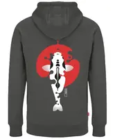 Kumu mikina rising sun šedé - xxxxl