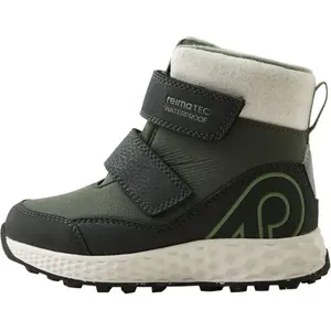 REIMA HALLAVA Dětské zimní boty, tmavě zelená, velikost