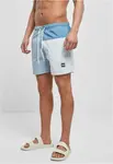Men's Swimwear 3 Block Pastel Blue