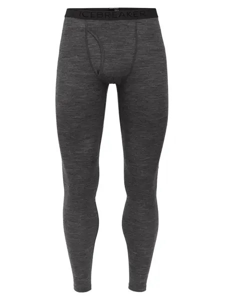 ICEBREAKER Športové nohavičky '200 Oasis'  sivá melírovaná / čierna