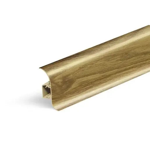 Lišta soklová Naturel dub vínny , PVC dĺžka 250 cm, výška hrany 56 mm, NATNGF056