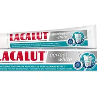 Lacalut Perfect White micelární zubní pasta 75 ml
