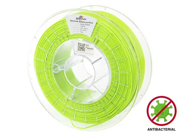 Spectrum 81560 3D filament, SafeGuard PLA, 1,75mm, 1000g, Zelený (Lime green)
