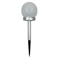 Solární svítidlo KULKA RGB 10CM SILVER EKO0613