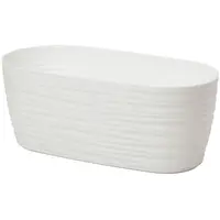 Kvetináč Sahara Petit 31 cm biely