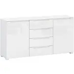 Komoda Hill 01 2D4S biely lesk