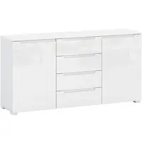 Komoda Hill 01 2D4S biely lesk