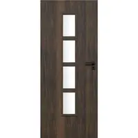 Interiérové dveře Arte 4*4 70L tmavý colum 363